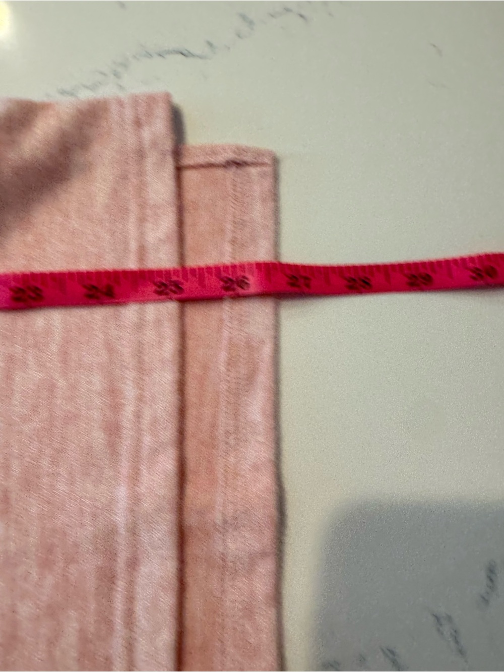 Banana Republic Heathered Pink Short-Sleeve Crew Top - Picture 5 of 5